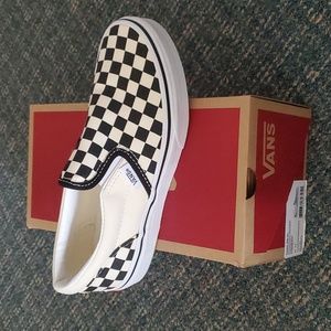 Vans Checkerboard Slip On size 3